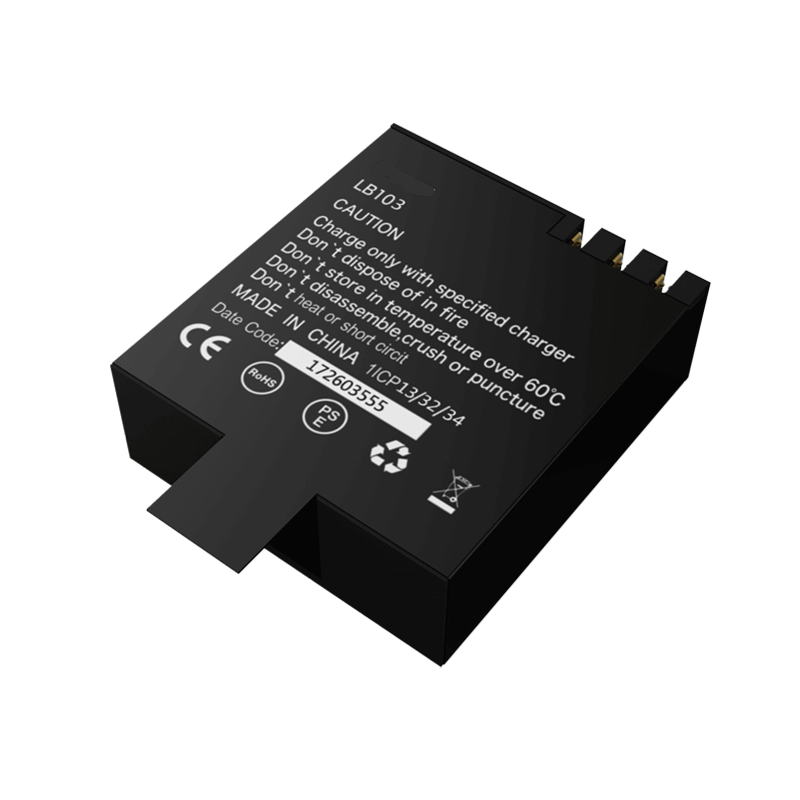 3.7V 1200mAh 1203030 聚合物鋰電池 運動(dòng)相機電池，鈷酸鋰材料